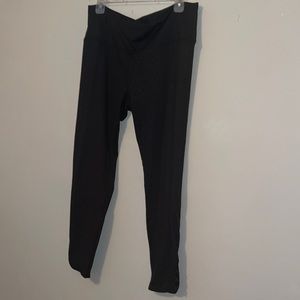 Member’s Mark Lounger Leggings Black Shimmer Size XXL